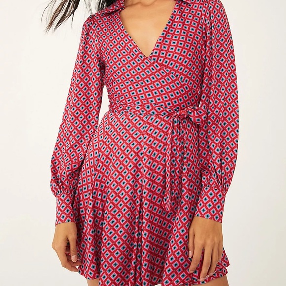 Free People It Takes Two long sleeve dress size L - Picture 2 of 10